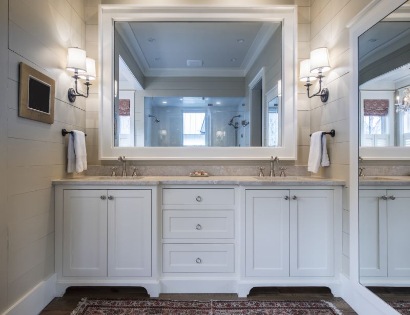 Contemporary vanity area